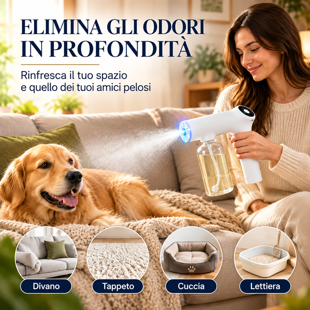 Nebula Pro™️-Vaporizzatore antiodori per animali