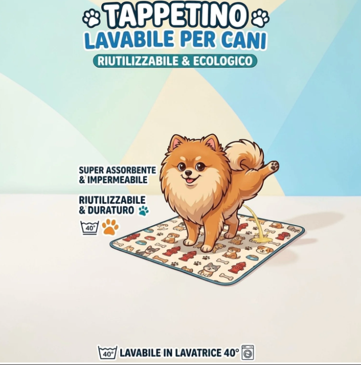 KoraDry™️ - Il tappetino igienico riutilizzabile